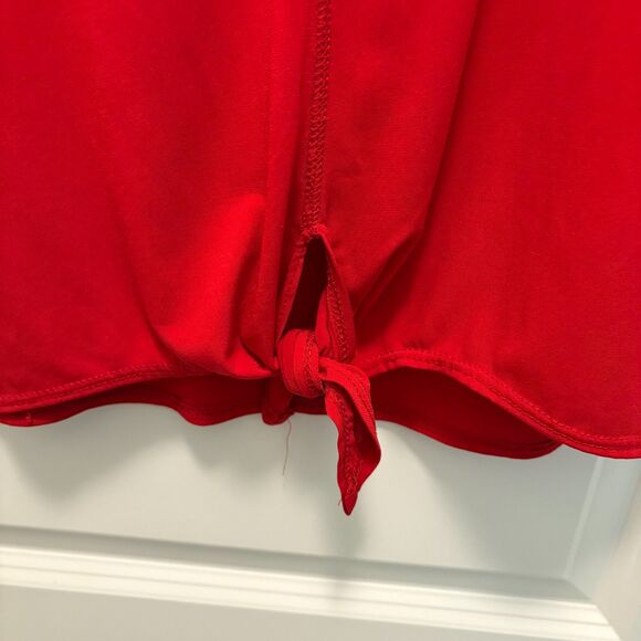 Notations Top 3/4 Sleeves Size Medium Red EUC - Picture 5 of 6